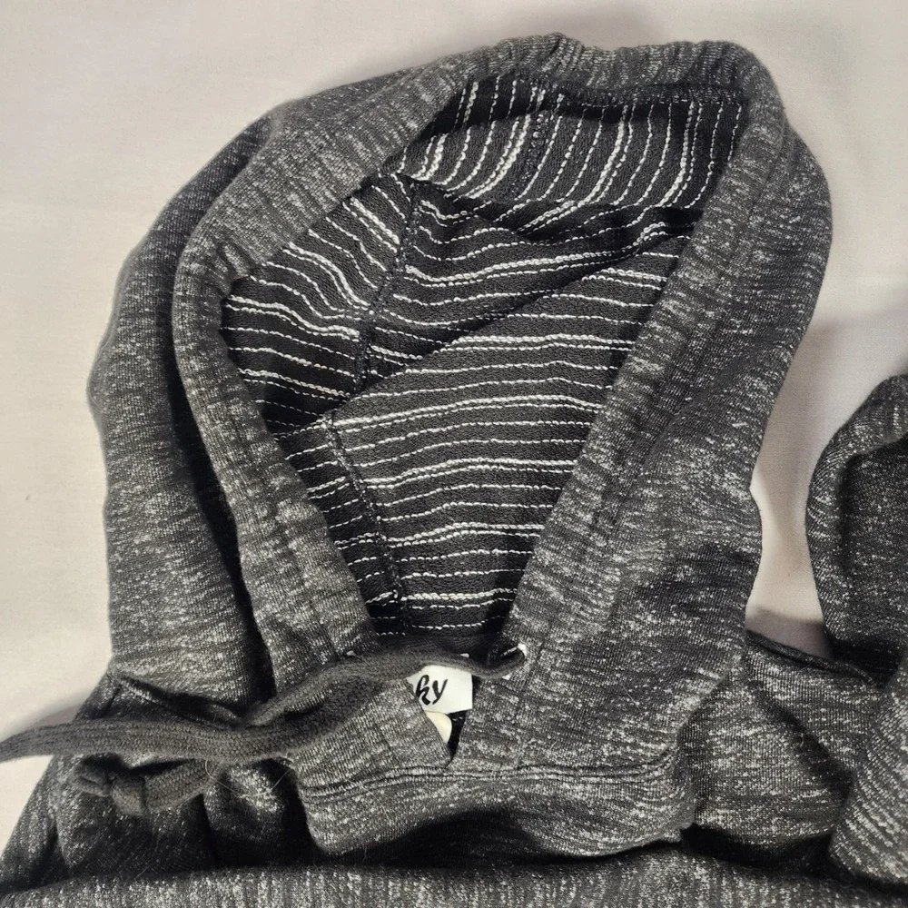 Rinky LA Kings NHL Hockey Hoodie Charcoal Gray Space Dye Marled Mens Medium